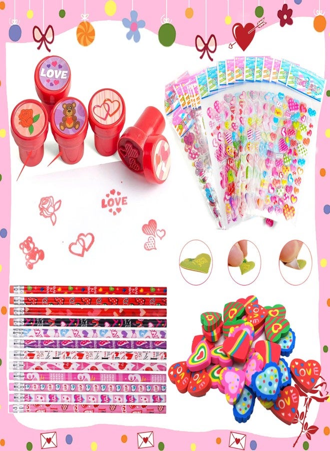 Phaorui 260pcs Valentines Day Gifts for Kids Classroom Valentines Goodie Bags Stuffers Valentine Card Gift for Kid Valentine Classroom Party Favors Prizes for Kids Girls - Image 5